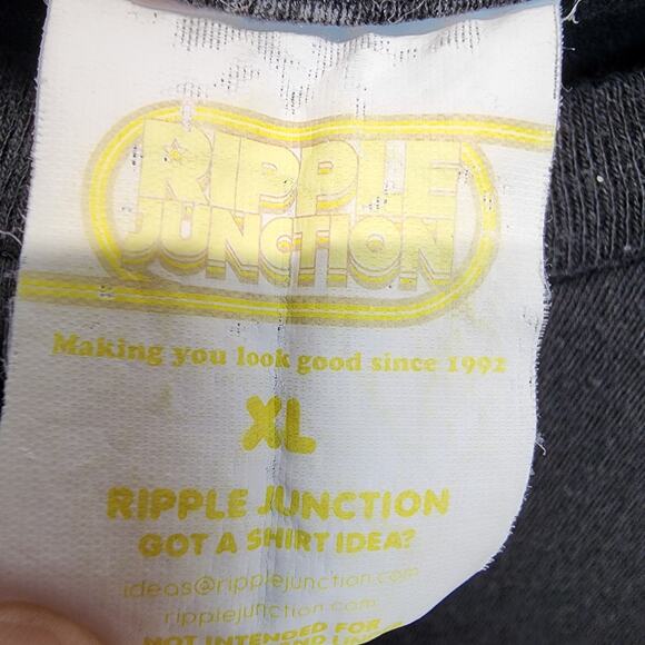 Ripple Junction Rasta Lion T-shirt Size XL Graphic Jamaican Joint Dreads Raggae - Picture 5 of 5